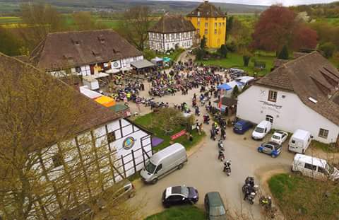 Aufnahme von oben vom letzten Treffen