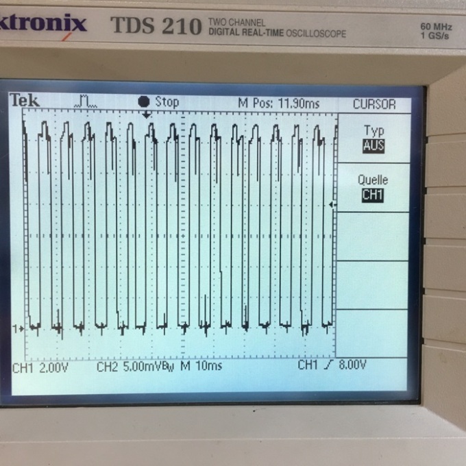 PWM Signal DC geschätze 60%