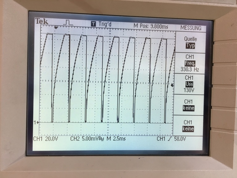 Drehzahlmesser-Eingangssignal bei 10000rpm