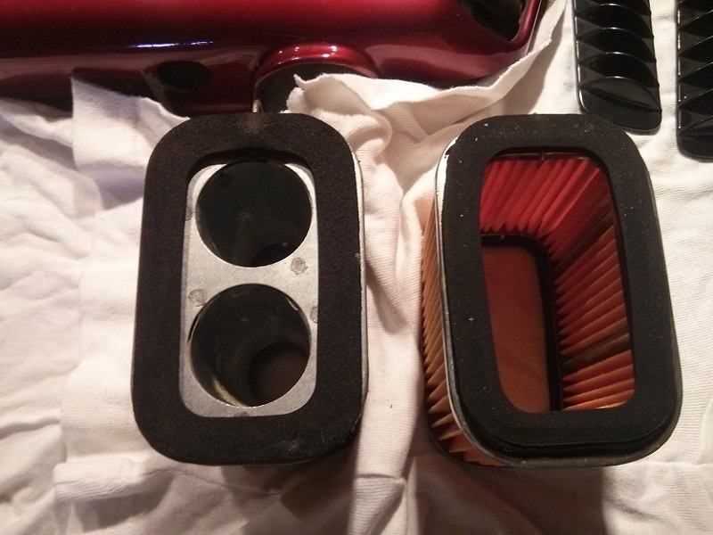 Luftfilter links DE / rechts US