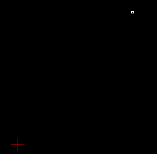 Links unten das rote Kreuz ist der Nullpunkt. Rechts oben die Kontur