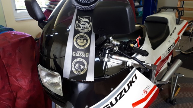 Rosette für die Suzuki