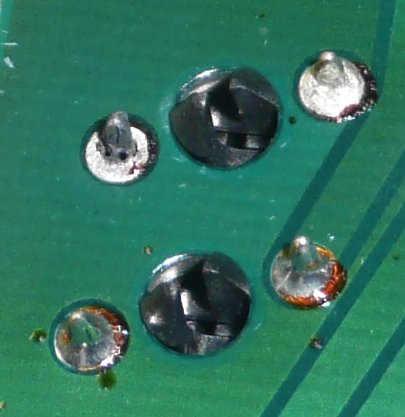 Platinenrückseite