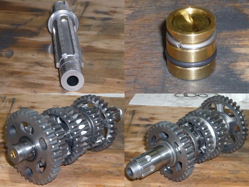 Der Stopfen dichtet über einen O-Ring außen ab.<br />Diese Baugruppe ist um einiges leichter als vorher!