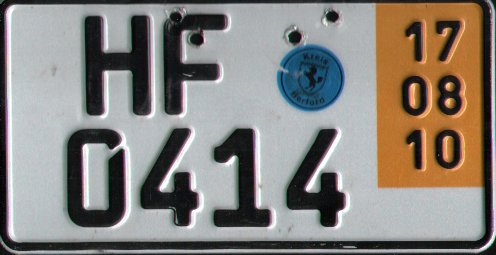 Alte Kfz. Kennz. Klein
