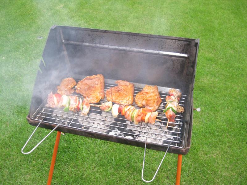 Grillen bei Stephan ..... hmmm .....