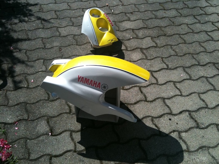 Hinterradabdckung und Lichtmaske