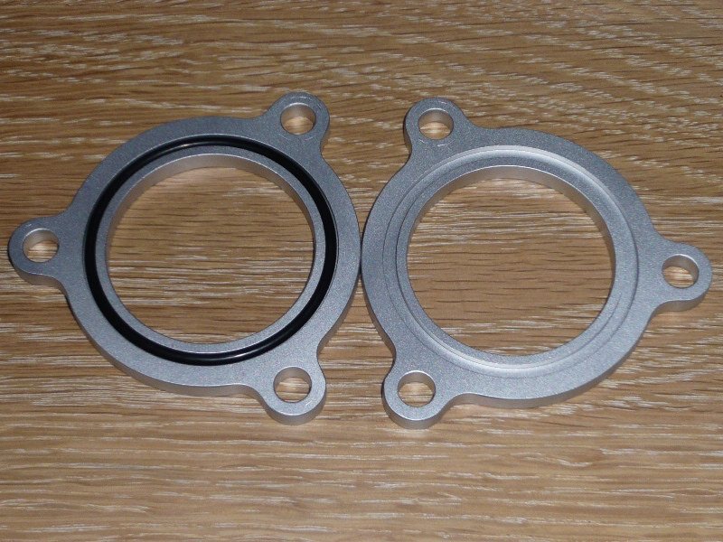 Einmal mit und einmal ohne Vitonring