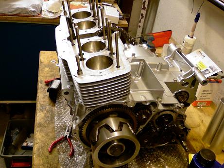 Gelackter Motor.JPG