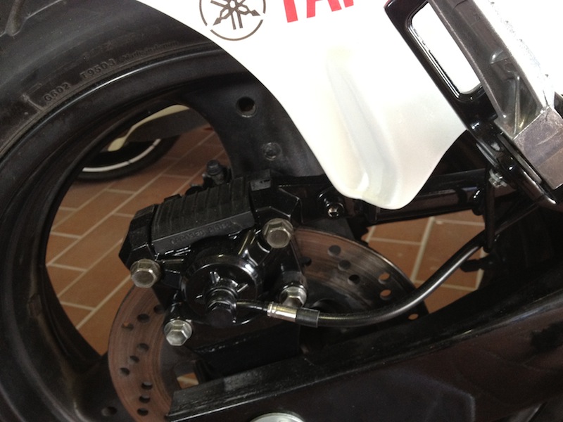 Bremssattel hinten