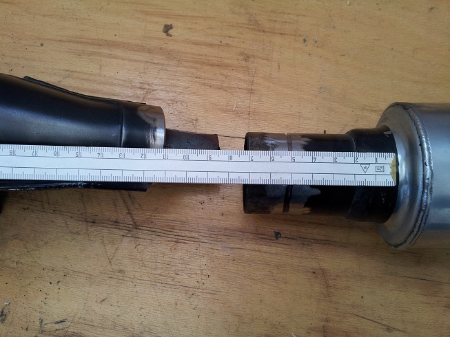 2cm ineinander gesteckt