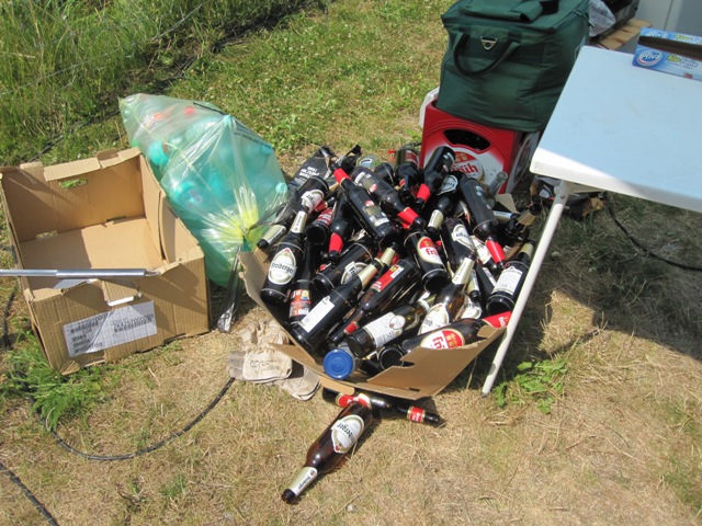 Innenkühlung mit lecker Kölsch und später mit einheimischen Sorten