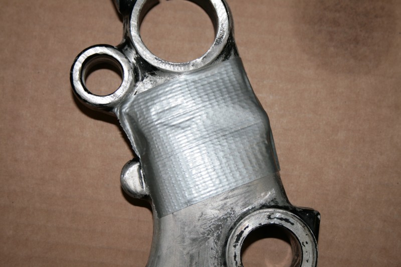 Mit Klebeband abkleben
