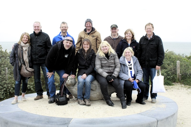 Hinten von Links nach rechts: Elke, Hans, Holger, Dirk, Helmut, Uschi, Friedel<br />Vorne: Uwe, Verena, Birgit, Anette